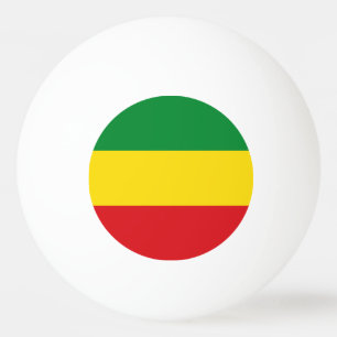 Balle De Ping Pong Drapeau rastafari éthiopien Rasta