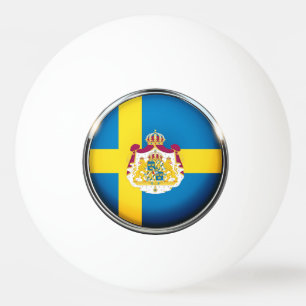 Balle De Ping Pong Drapeau suédois