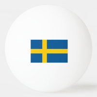 Drapeau suédois ping pong balls pour ping-pong