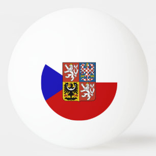 Balle De Ping Pong Drapeau tchèque