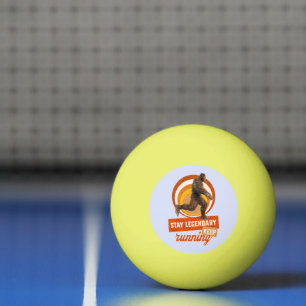 Balle De Ping Pong Drôle de motivation de course de Bigfoot