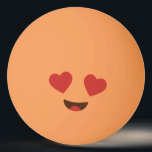 Balle De Ping Pong Drôle. Emoji. Émoticône.<br><div class="desc">Disponible ici :http://www.zazzle.com/produkto</div>