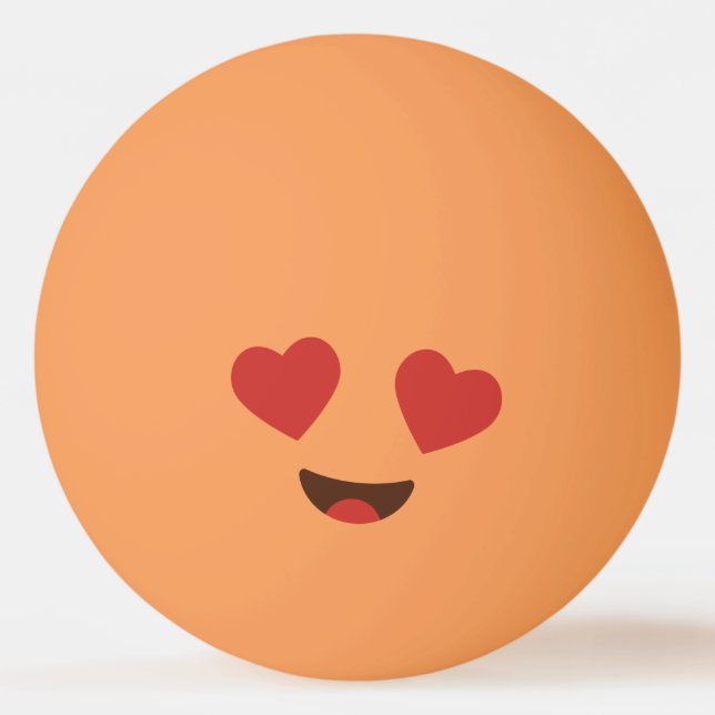 Balle De Ping Pong Drôle. Emoji. Émoticône. (Dos)
