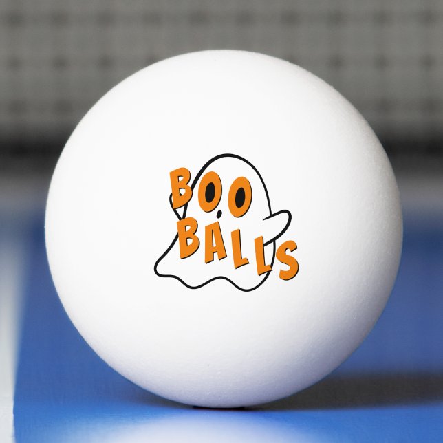 Balle De Ping Pong Drôle Ghost Boo Balls Dirty Joke Halloween (funny ghost boo balls Halloween ping pong balls)