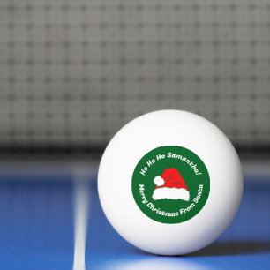 Balle De Ping Pong Drôle Ho ho ho Santa Joyeux Noël