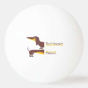 Balle De Ping Pong Drôle mignon dachshund pour parent chien long