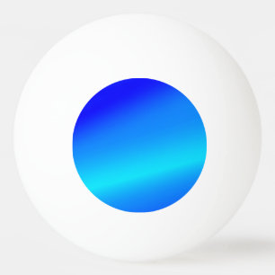Balle De Ping Pong Eau claire bleu cuivre pastel abstrait