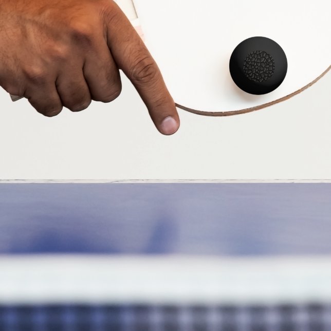 Balle De Ping Pong Échelle de dragon noir (Paddle)