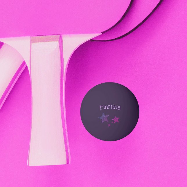 Balle De Ping Pong Effet de Parties scintillant à étincelle violette  (Créateur téléchargé)