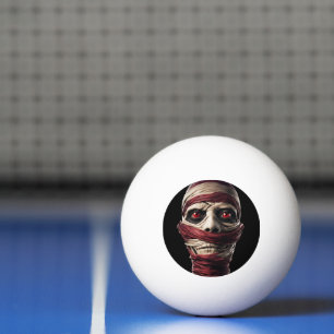 Balle De Ping Pong Effrayant maman démon Halloween Ghoul