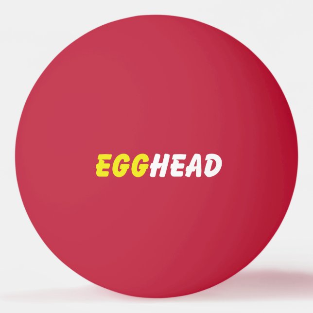 BALLE DE PING PONG EGGHEAD (Devant)