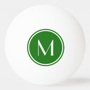 Balle De Ping Pong Élégant Monogramme personnalisé Ping Pong Ball