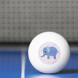 Balle De Ping Pong Eléphant mignon