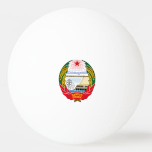 Balle De Ping Pong Emblème coréen du nord