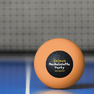 Balle De Ping Pong Enterrement de vie de jeune fille personnalisable