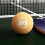 Balle De Ping Pong Équipe Mariée Mariage Mariage Faveur Ping Pong Bal<br><div class="desc">Non seulement votre Bridesman est peut-être l'homme le plus important de votre côté pour votre mariage (à part H2B), voici un cadeau de remerciement pour lui qu'il ne s'attend pas. Ajoutez votre année de mariage et découvrez la collection pour des cadeaux de ping-pong mariages plus curieux. Parfait pour jouer au...</div>