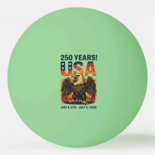 Balle De Ping Pong États-Unis 250 ans – Aigle américain patriotique 4