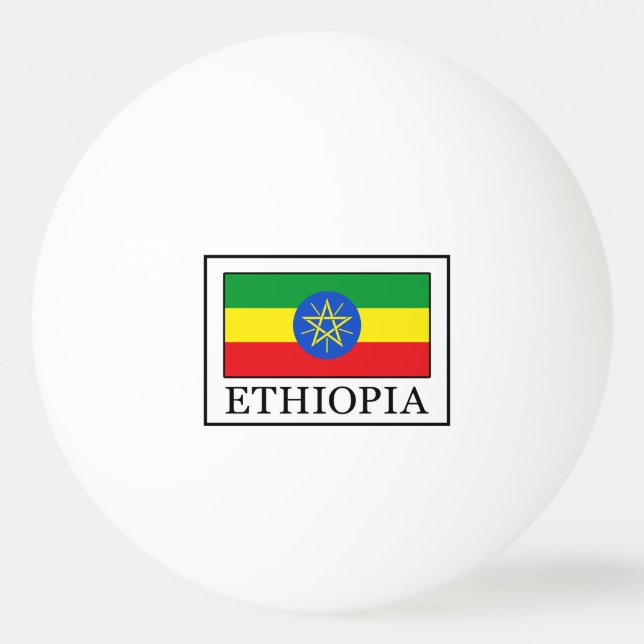 Balle De Ping Pong Éthiopie (Devant)
