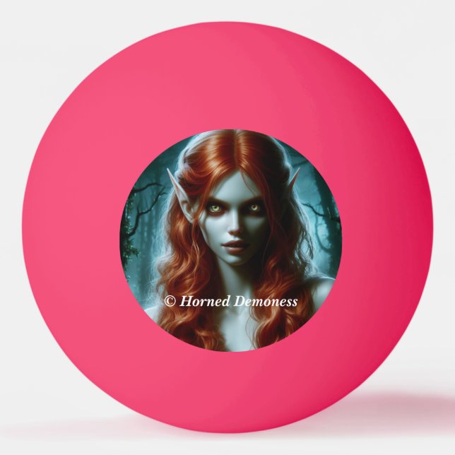 Balle De Ping Pong Evil elf and demoness (Devant)