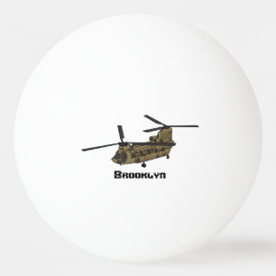 Balle De Ping Pong Exemple d'hélicoptère militaire Chinook