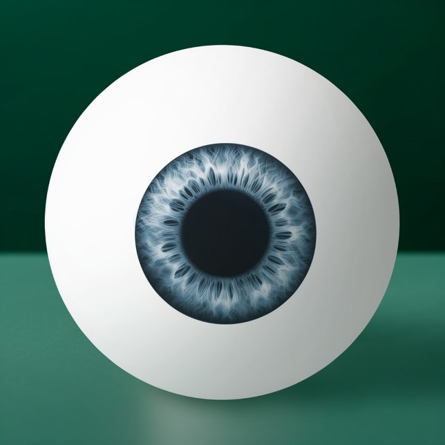 Balle De Ping Pong Eyeball bleu iris oeil drôle farce blague nouveaut (Eyeball blue iris eye funny prank joke novelty ping pong ball)