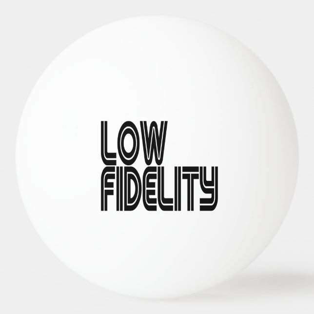 Balle De Ping Pong Faible fidélité (Devant)