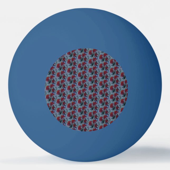Balle De Ping Pong Faisées rouges (Devant)