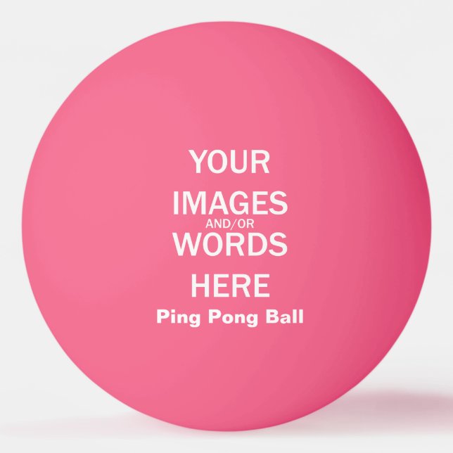 Balle De Ping Pong Faites-Le Vous-Même - Ping Pong Ball (Devant)