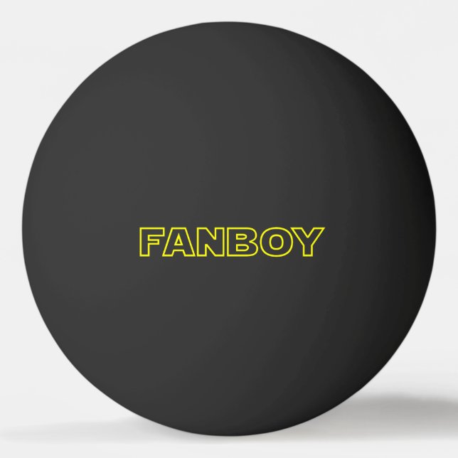 BALLE DE PING PONG FANBOY (Devant)