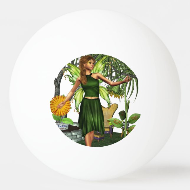 Balle De Ping Pong Fée de jardin (Devant)