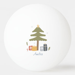 Balle De Ping Pong Fête de Noël nordique personnalisée