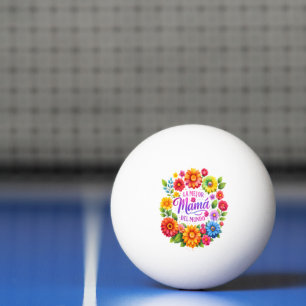 Balle De Ping Pong Fête des Mères La Meilleure Maman Du Monde