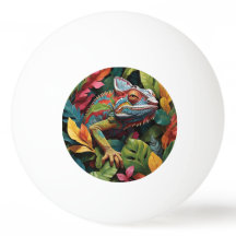 Feuilles Lizard & Ping Ping Ball