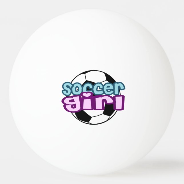 Balle De Ping Pong Fille du football (Devant)