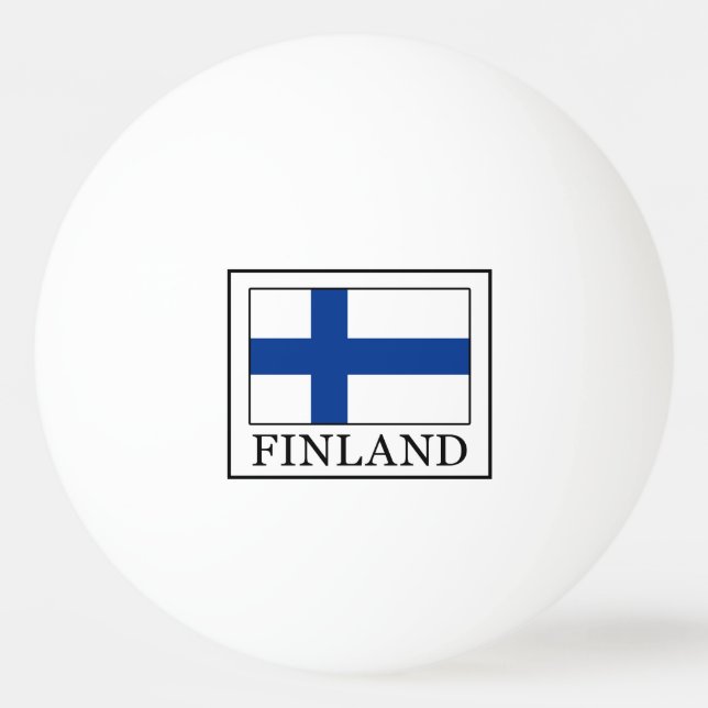 Balle De Ping Pong Finlande (Devant)