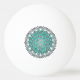 Balle De Ping Pong FLEURS DE VIE - Géométrie Sacrée Lumière 2