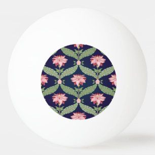 Balle De Ping Pong Fleurs d'Imaginaire : Motifs indiens foncés