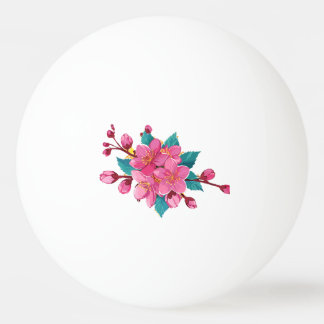 Balle De Ping Pong Floraison de Sakura
