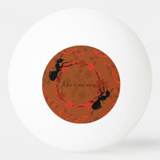 Balle De Ping Pong fourmi, affirmation positive, phrase inspirante