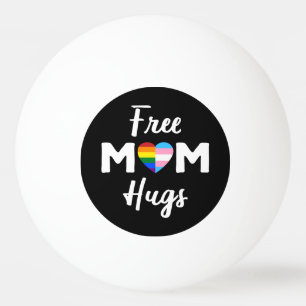 Balle De Ping Pong Free Mom Hugs II - Arc-en-ciel Fierté Gay Trans