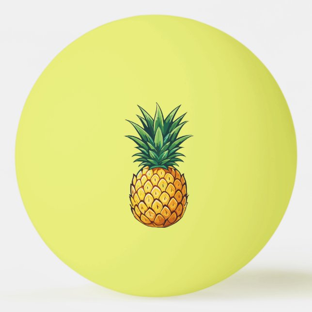 Balle De Ping Pong Fruit d'ananas (Devant)