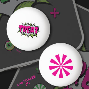 Balle De Ping Pong Fun Funky Pepperment Candy ‘Treat’ personnalisable