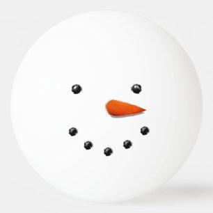 Balle De Ping Pong Funky Holiday Snowman