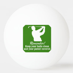 Balle De Ping Pong Funny Naughty Golf bières billes de tennis propre