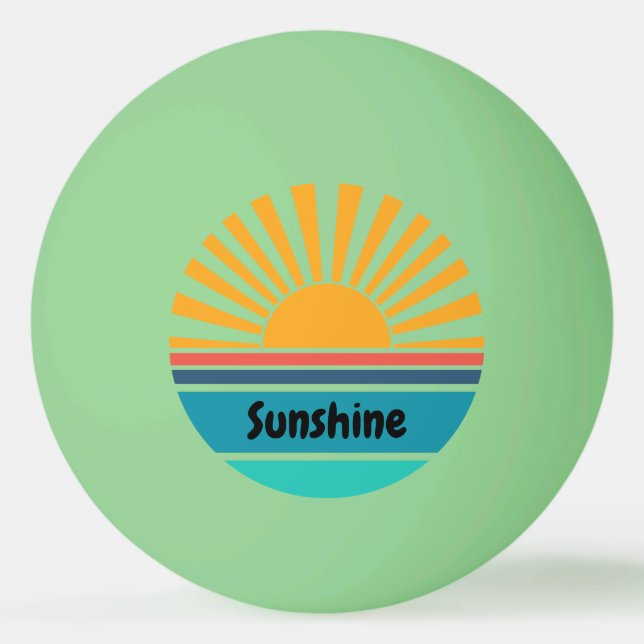 Balle De Ping Pong Funny Sunshine (Devant)