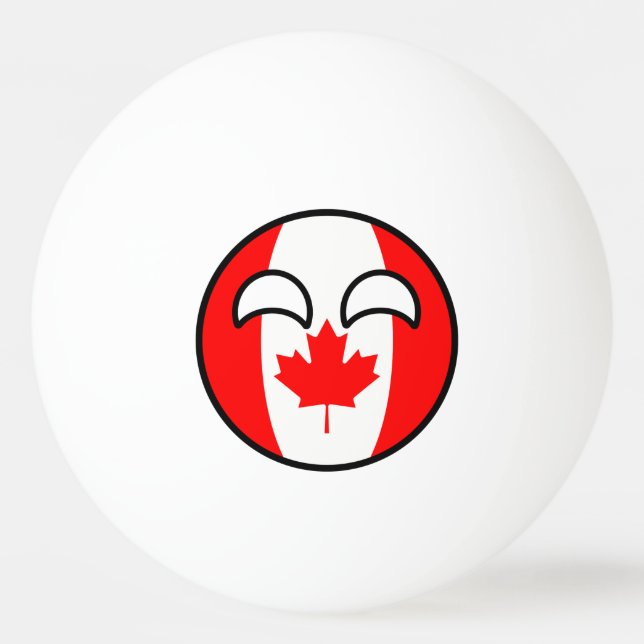 Balle De Ping Pong Funny Trending Geeky Canada Camptryball (Devant)