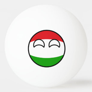 Balle De Ping Pong Funny Trending Geeky Hungary Countryball