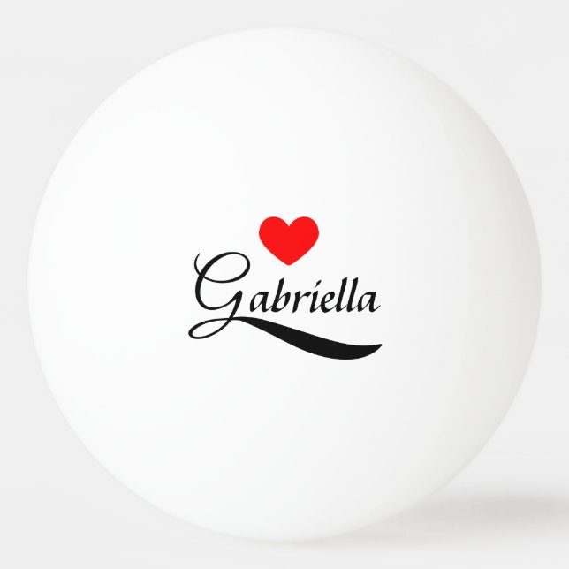 Balle De Ping Pong Gabriella (Devant)