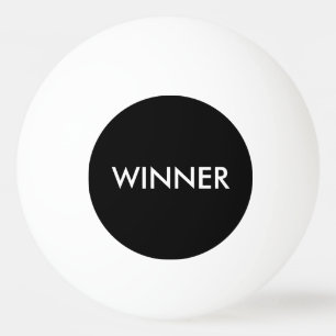 Balle De Ping Pong Gagnant Perdant Ping Pong Tennis de Table Noir Bla