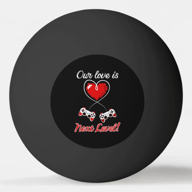 Balle De Ping Pong Gamer Valentine Ping Pong Balls (Devant)